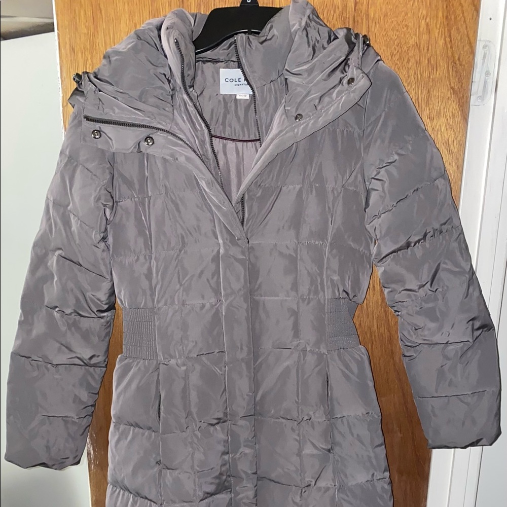 Jacket and coat with hoodie